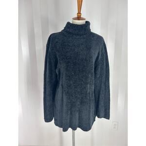 WOOLRICH Vintage 1990’s Women’s Black Turtleneck Sweater Sz L